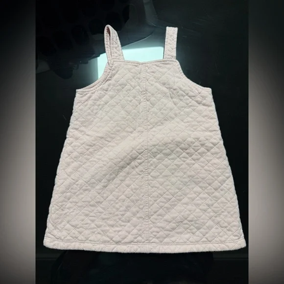 Mini Baby Boden size 18-24 month quilted pinafore pink Easter dress duck print - Picture 2 of 3
